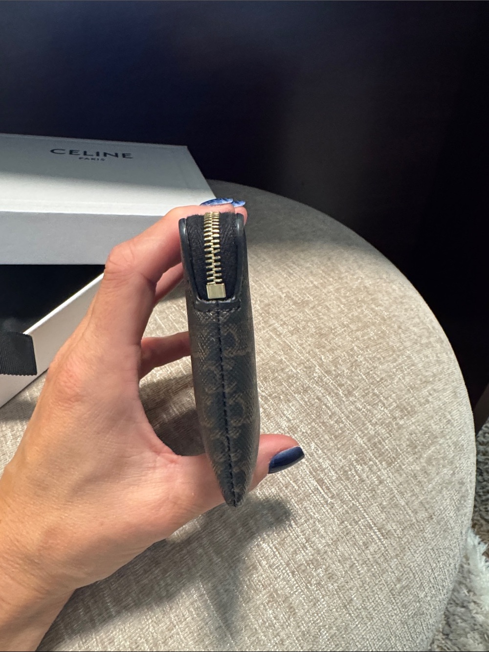 Celine Triomphe Zip Card Holder - Picture 3 of 7